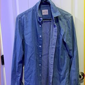 Blue Button Down Shirt XS